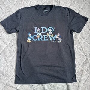 Disney | "I Do Crew" Mickey and Friends Short Sleeve Tee | Size Large